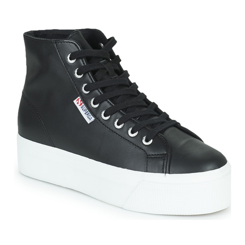 Superga - 2730 HI TOP NAPPA - Noir