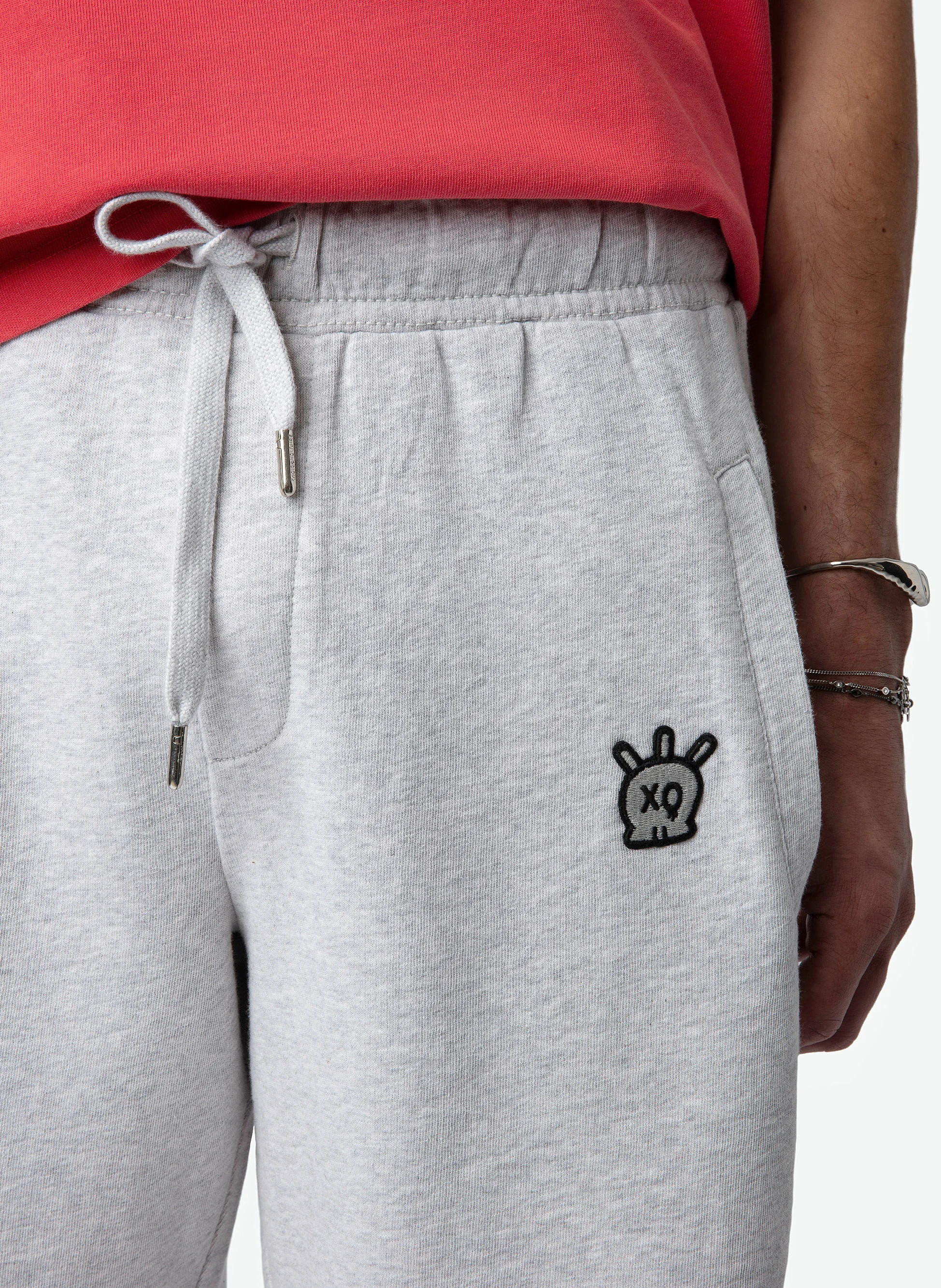PARTY - Short molletonné en coton | Gris
