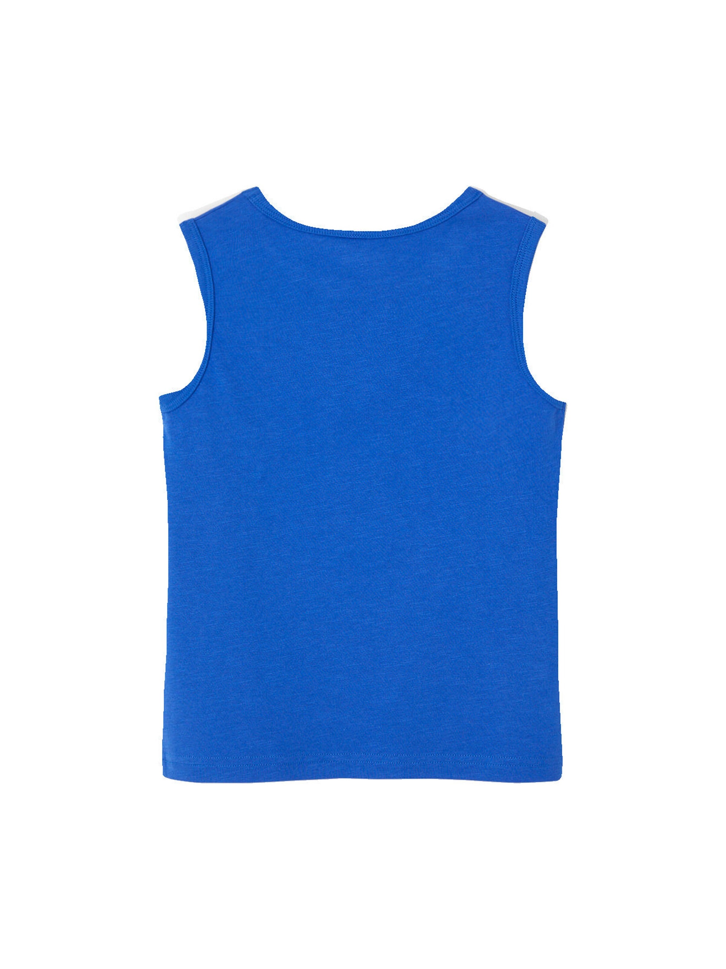 Vertbaudet Jungen Trägershirt elektrisch blau
