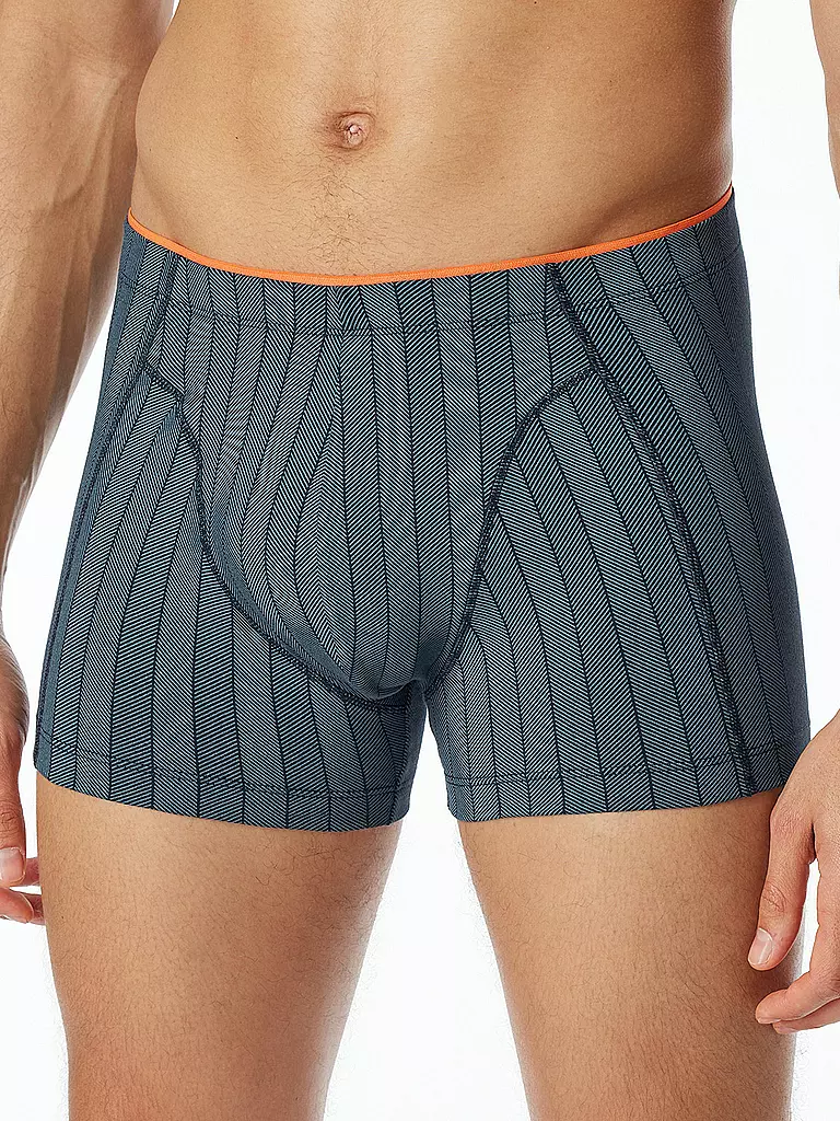 SCHIESSER Pants blaugrau blau