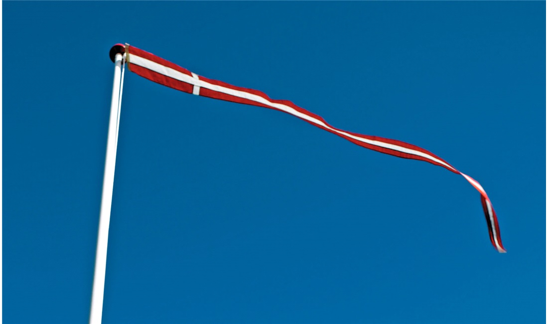 Vimpel, Dannebrog til 10 mtr. stang