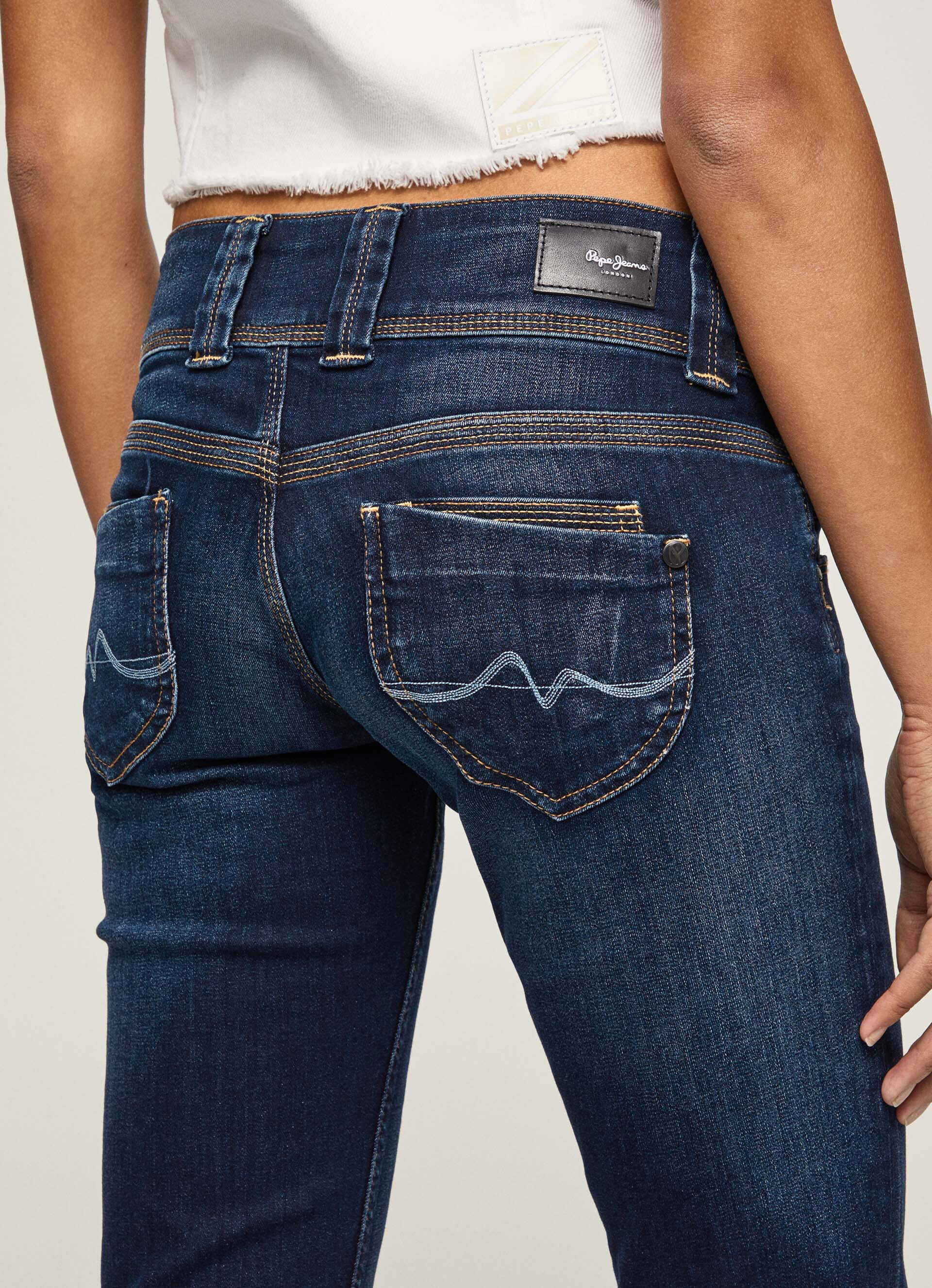 JEANS VENUS FIT REGULAR TIRO BAJO - denim