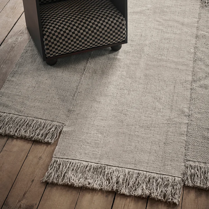 Ferm Living - Alter Teppich, 160 x 270 cm, natural