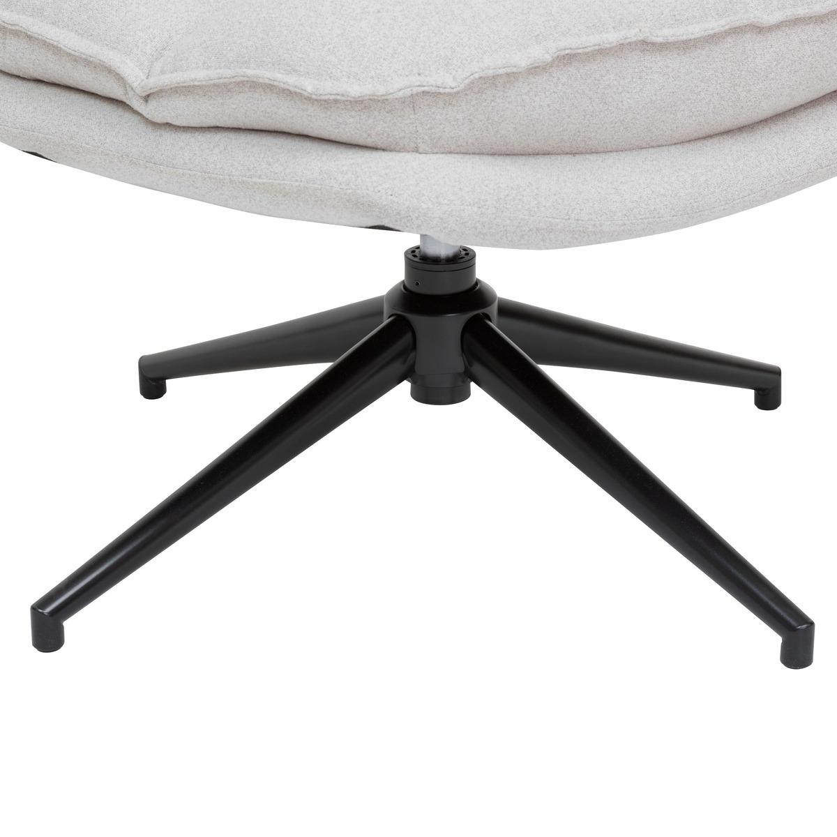 FAUTEUIL PIVOTANT HARPER BEIGE