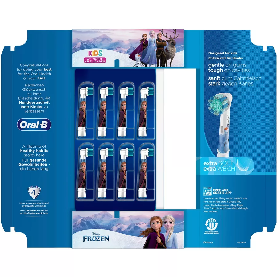 Oral-B Aufsteckbürsten Kids Frozen, 8er