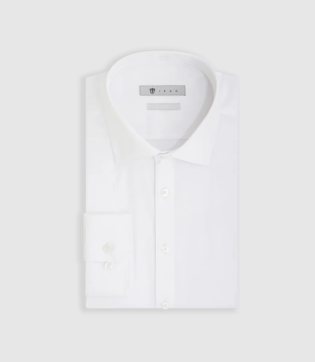 Chemise repassage facile blanche 
