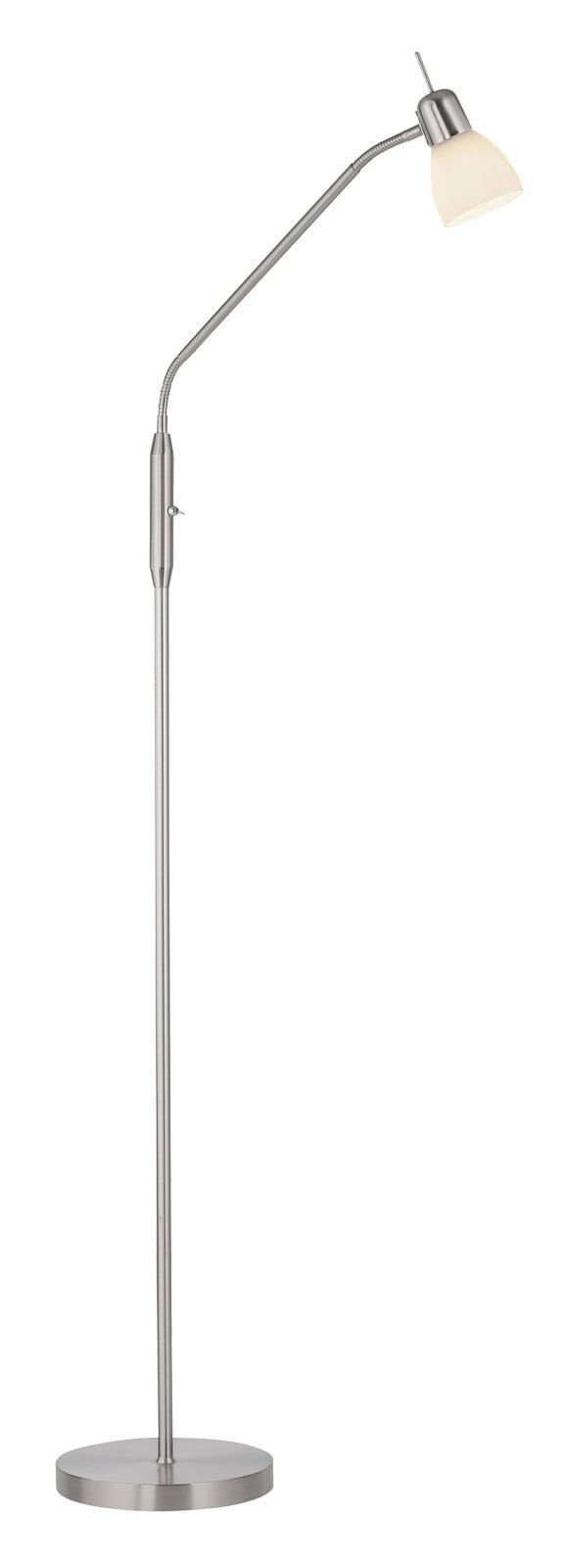 JUST LIGHT Retrofit Stehlampe KARO 159,5 cm stahlfarbig