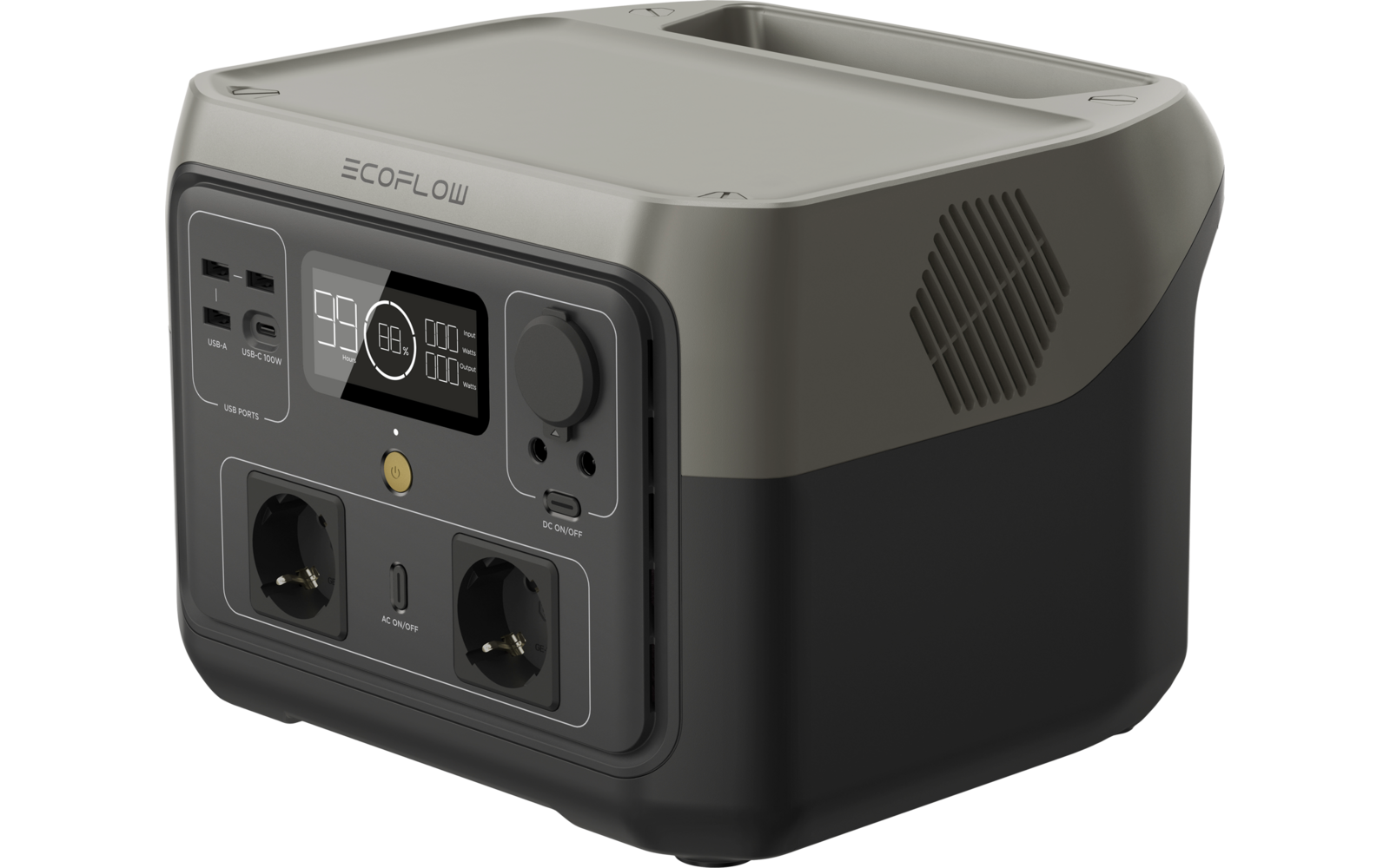 EcoFlow River 2 Max Tragbare Powerstation 512 Wh 500 W