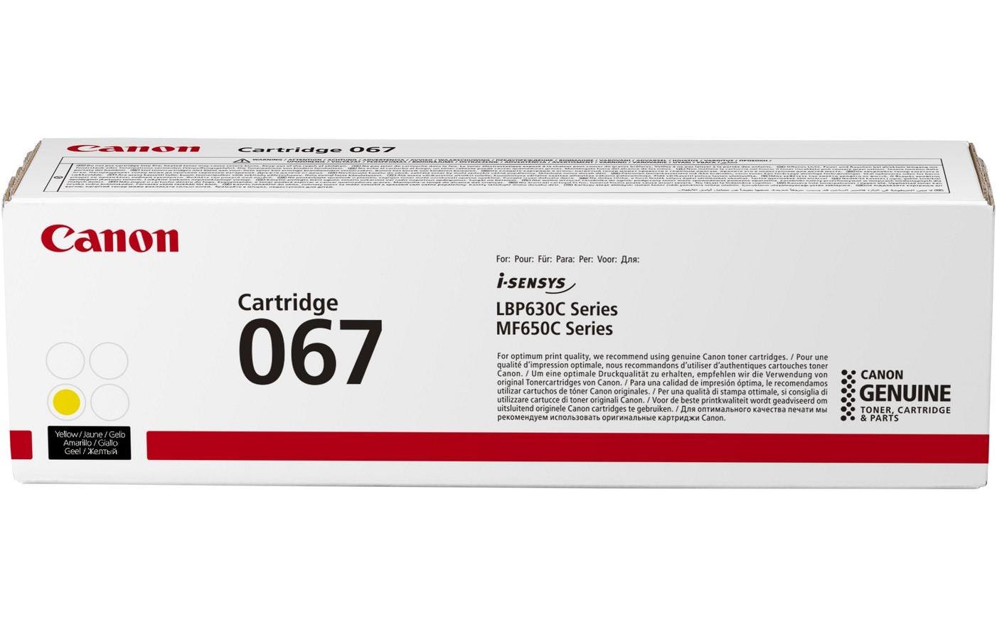Toner 067 / 5099C002 YellowDruckerpatrone, Gelb
