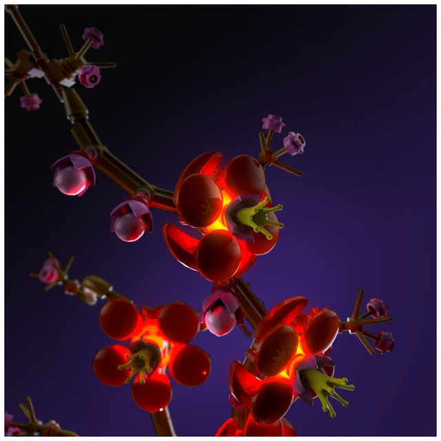 Light My Bricks™ Plum Blossom lyskit