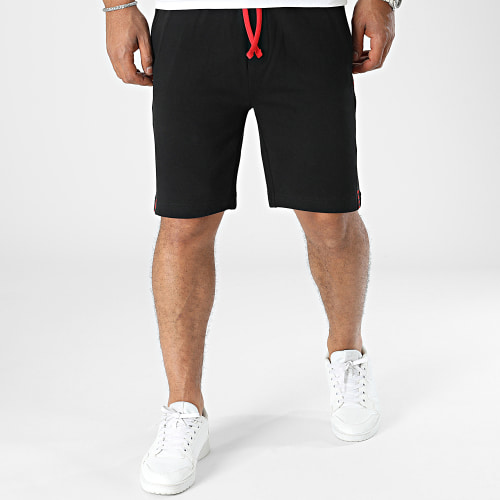 Short Jogging A Bandes Sporty Logo 50496996 Noir