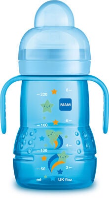 MAM Trainer Tåteflaske 220 ml, Blå