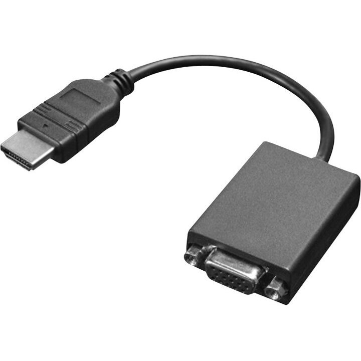 Lenovo HDMI / VGA 0,2 m Noir