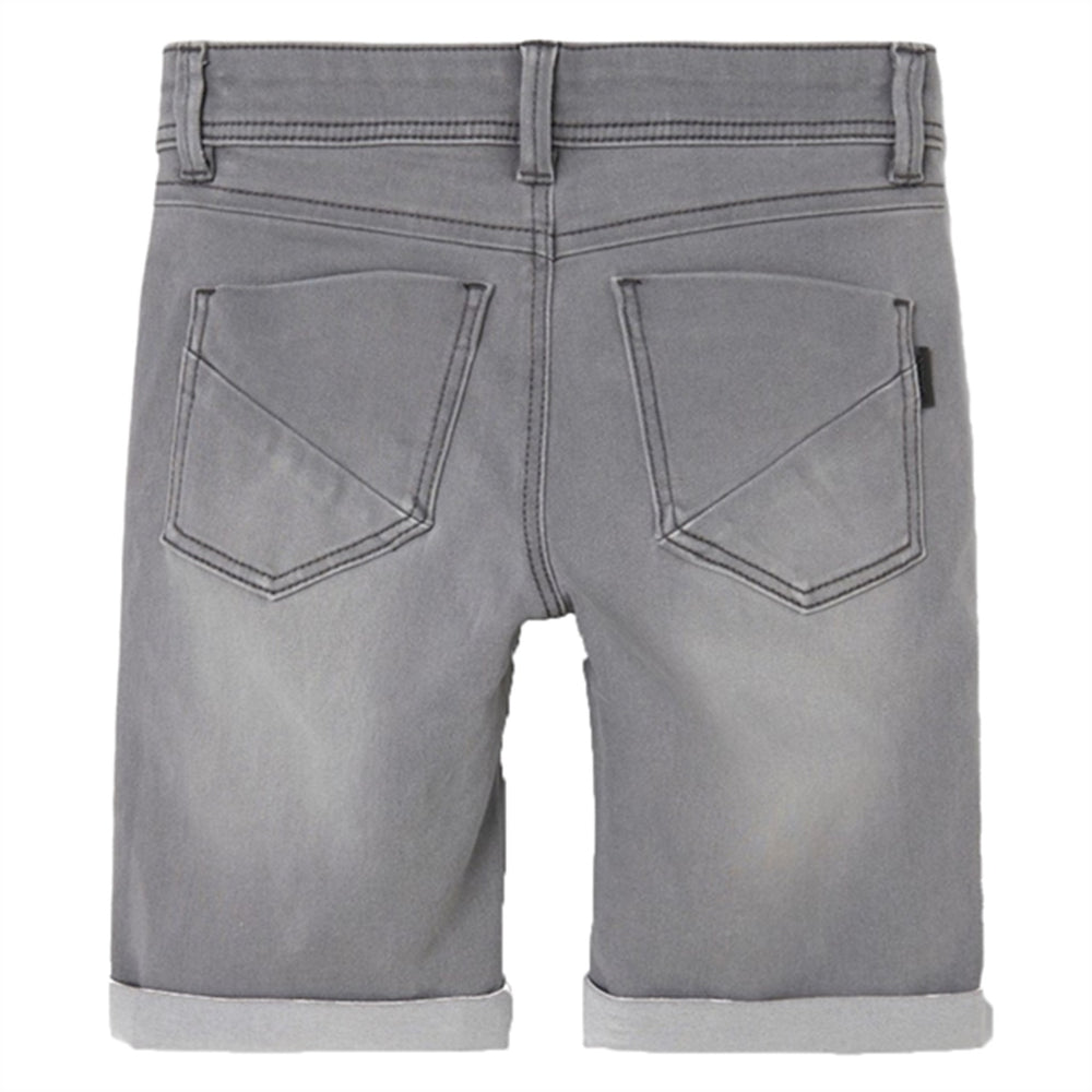Medium Grey Denim Silas Slim Denim Shorts Noos