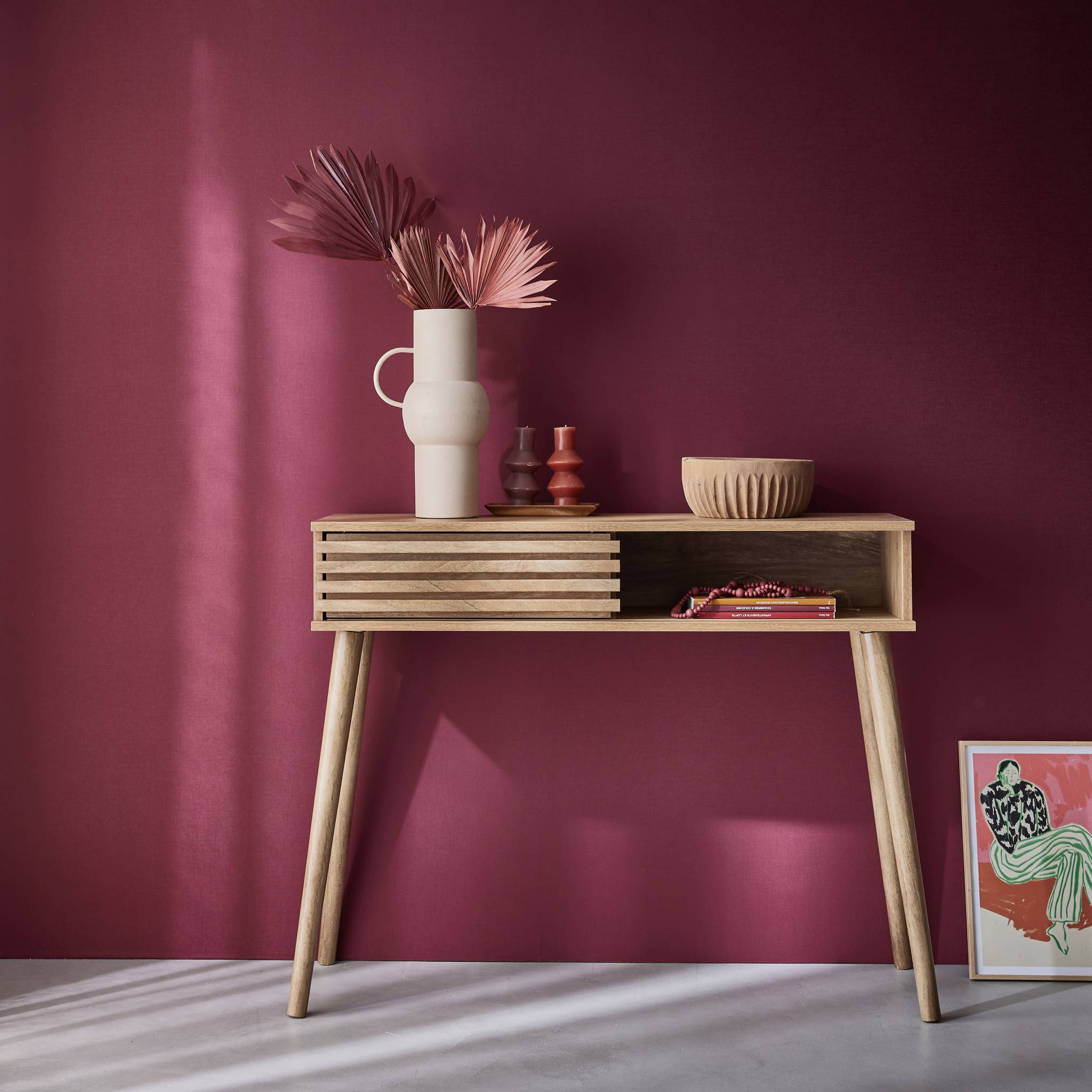 sweeek - Sidetable, B100 x D29 x H81cm