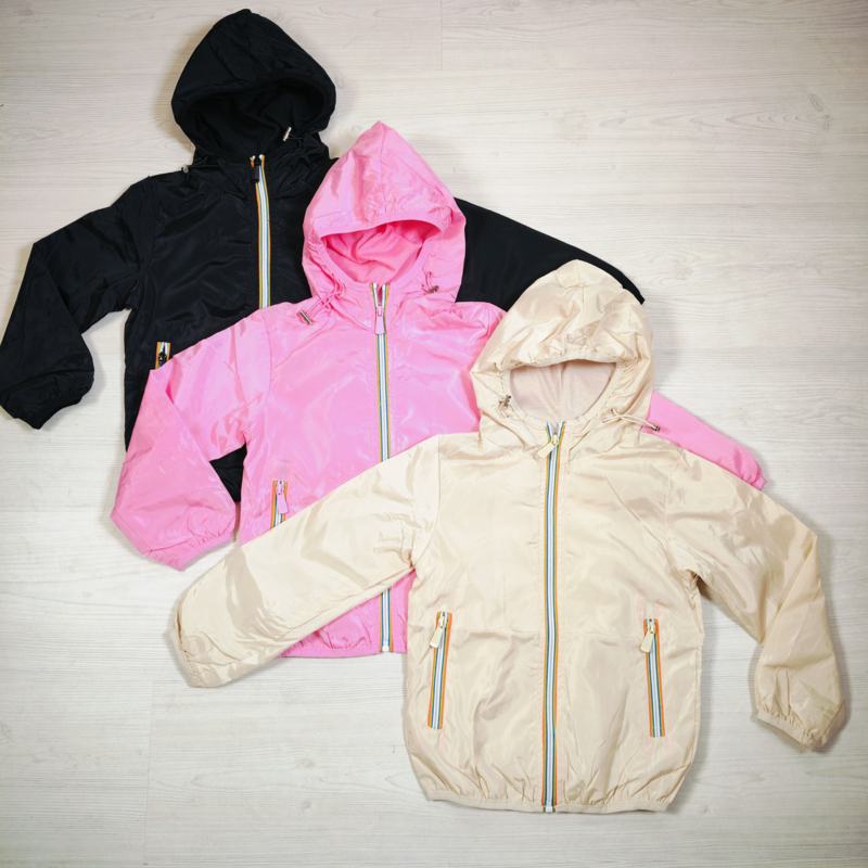 Rainbow Zip Windbreaker