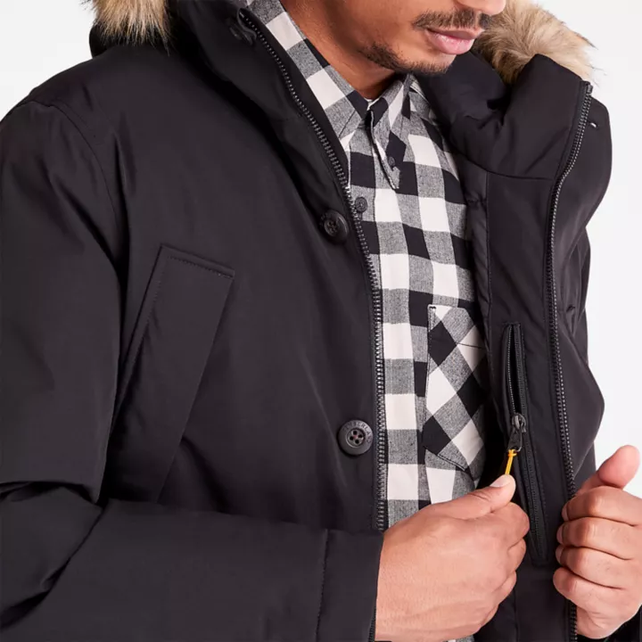 Parka Scar Ridge avec technologie DryVent pour homme en noir