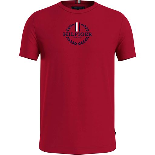 Tommy Hilfiger Global Stripe Wreath T-shirt, Primary Red, 3XL