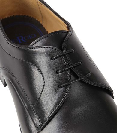 Giorgio Serrano Leren Schoen Zwart HE38202- 100 Nero kopen