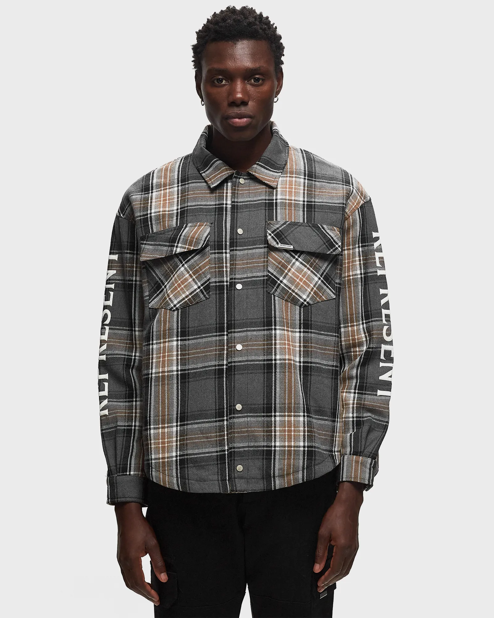 Camisa de flanela acolchoada Represent
