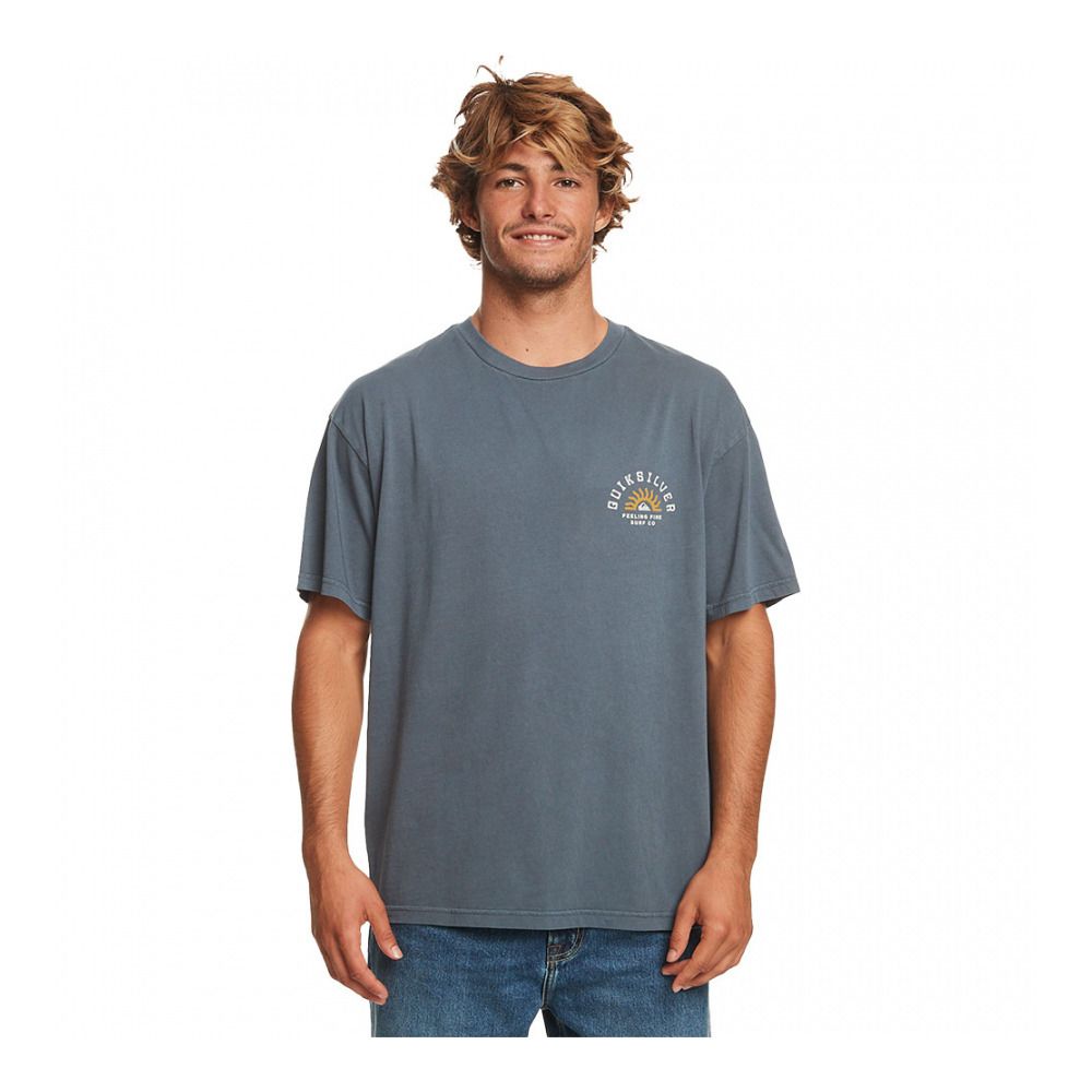Quiksilver QS STATE OF MIND - Tee-shirt Homme dark slate
