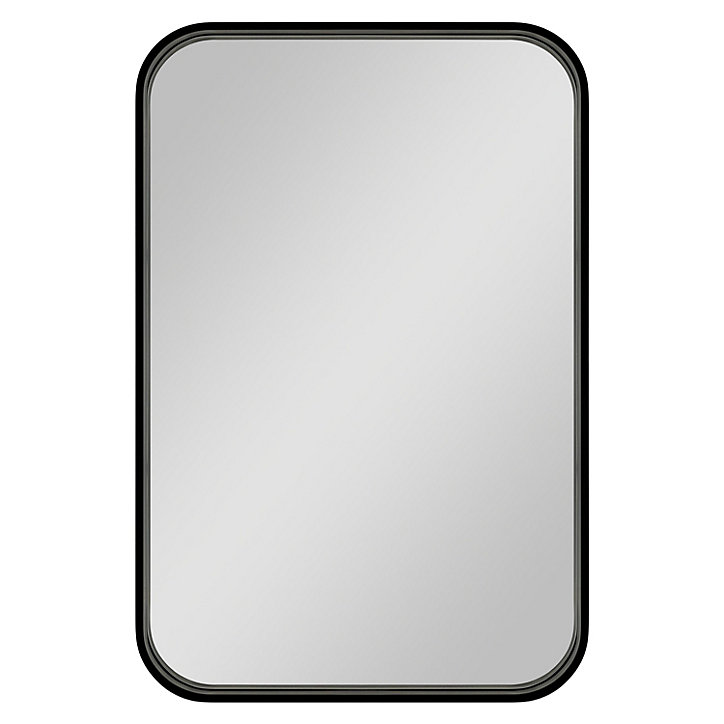 Miroir salle de bains rectangulaire 40x60 cm Tisa noir