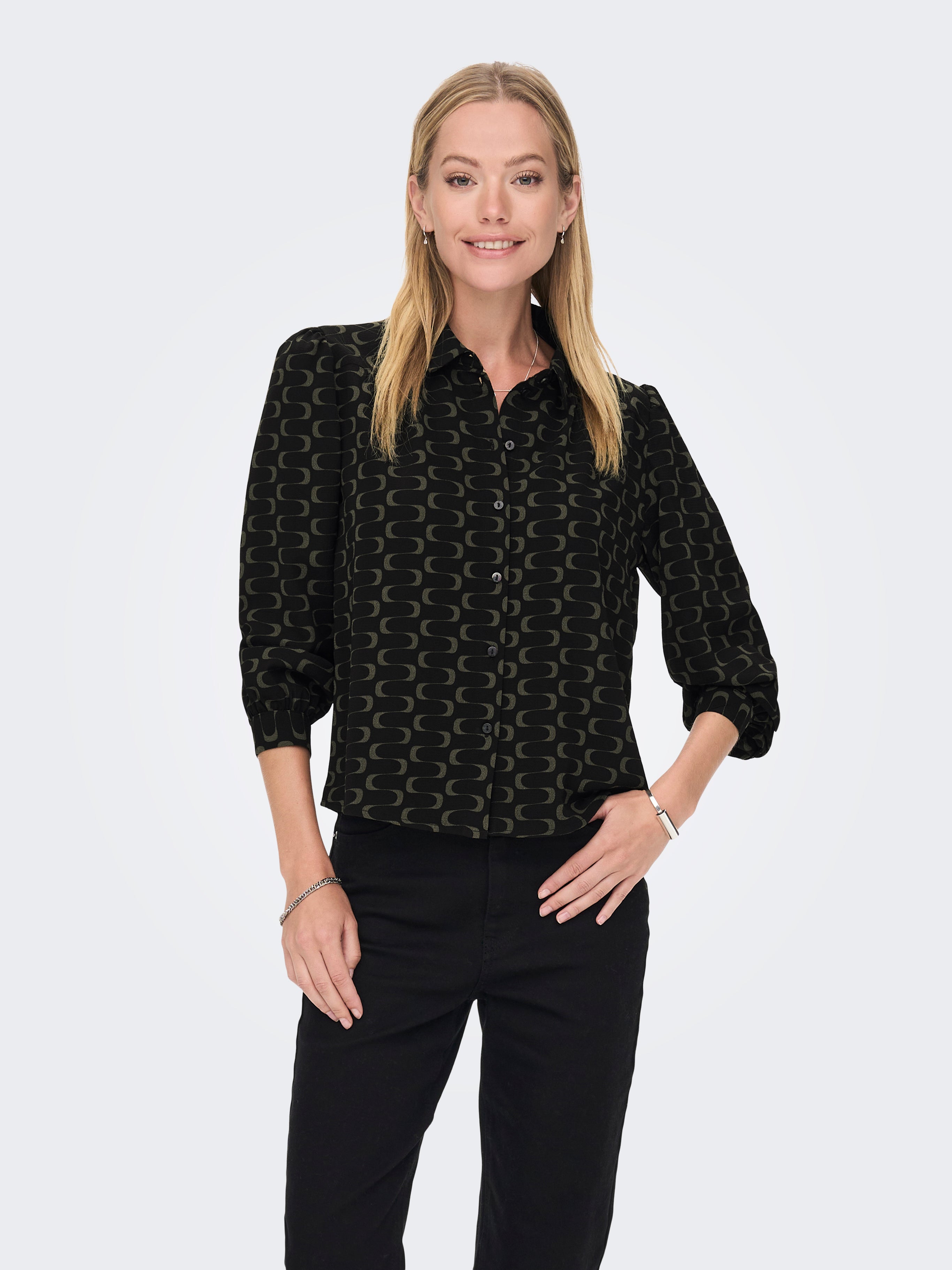 ONLNOVA Hemd Black