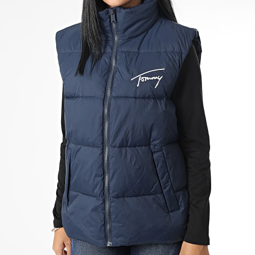 Doudoune Sans Manches Femme Signature Modern 4946 Bleu Marine