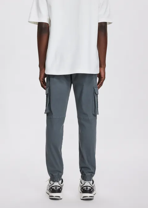 Twill cargobroek grijs (GRS.D)
