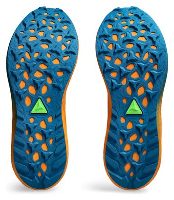 Chaussures Trail Asics Fuji Lite 5 Bleu/Orange Homme