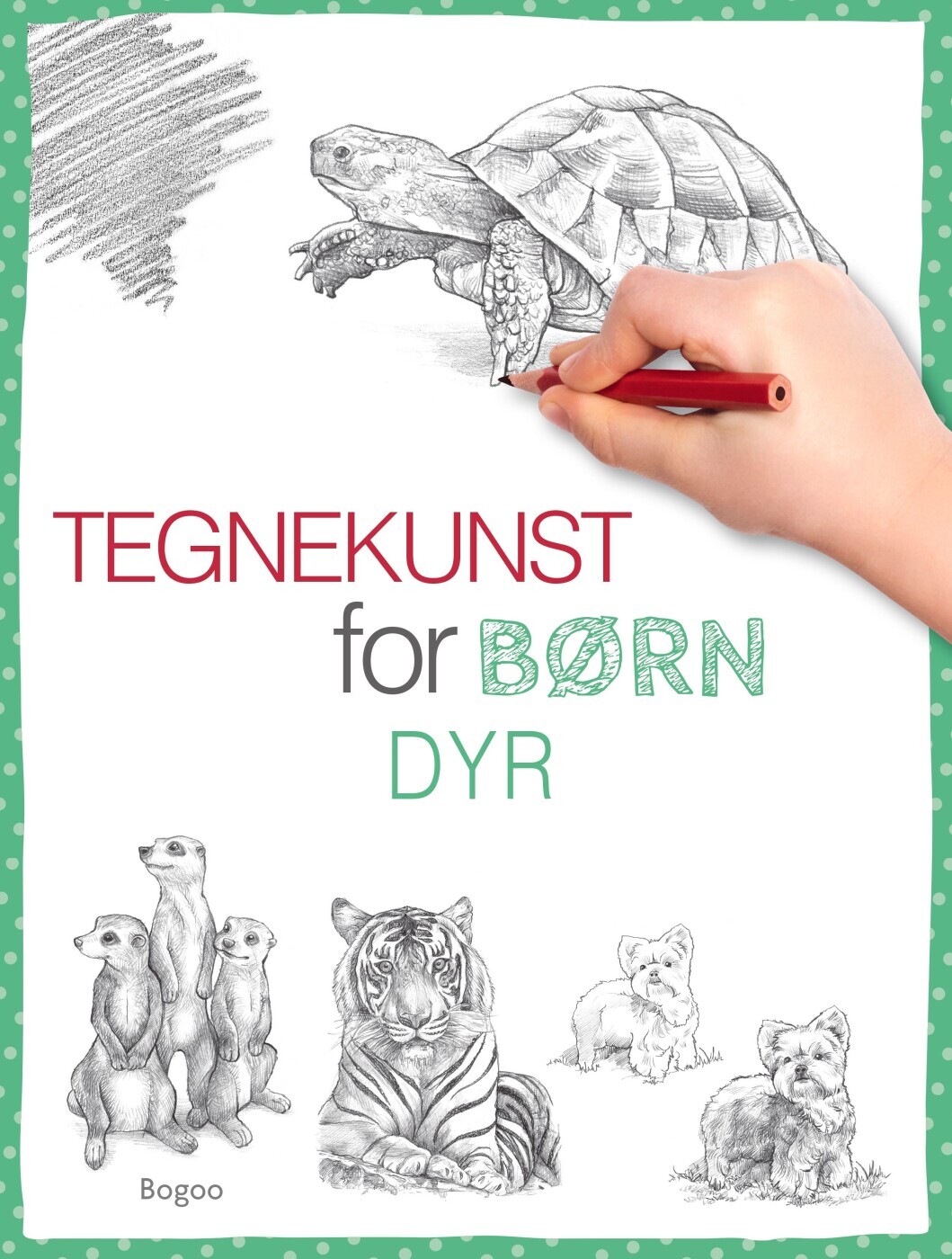 Tegnekunst For Børn - Dyr - Gecko Keck - Bog