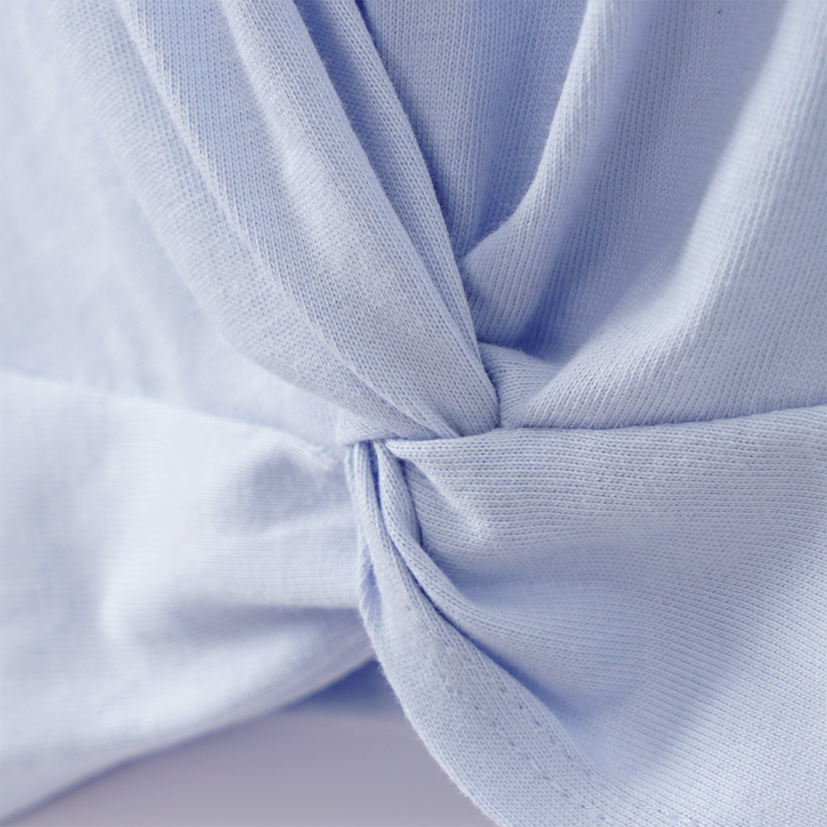 Yigga Mädchen T-Shirt mit Pailletten hellblau