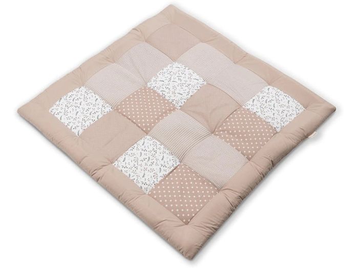 Ullenboom Krabbeldecke Sandblume 100 x 100 cm Babydecke mit Sandblumen