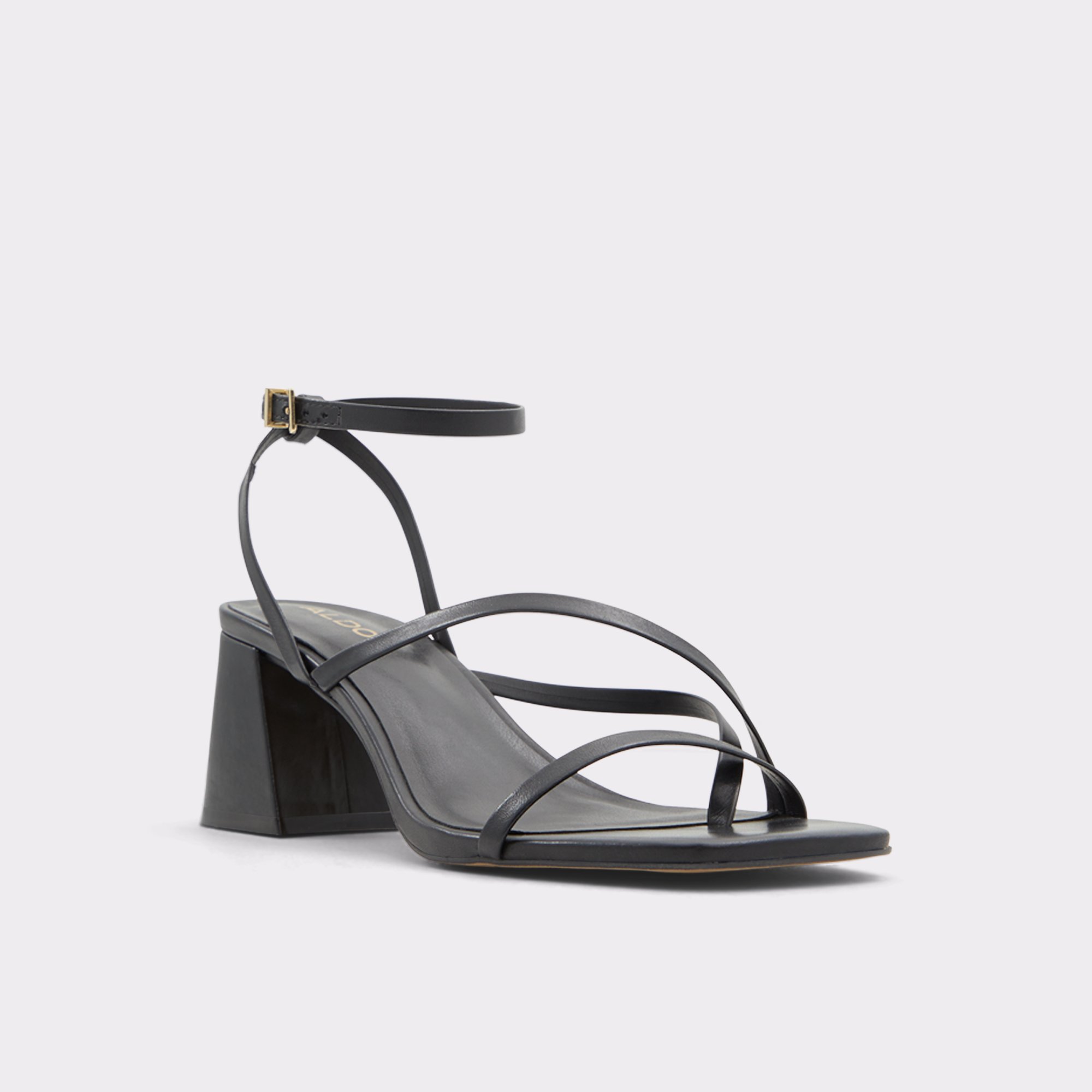 Adrauder Black Women Strappy Sandals