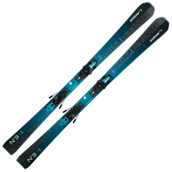 Pack ski ELAN PRIMETIME N°3 W PS + EL 10.0 GW SHIFT BLK/TRQ 85[H]