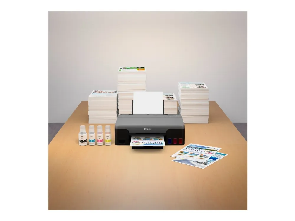 Canon PIXMA G1520 - Printer - farve - blækprinter - kan genopfyldes - A4/Legal - op til 9.1 ipm (mono) / op til 5 ipm (farve) - kapacitet: 100 ark - USB 2.0