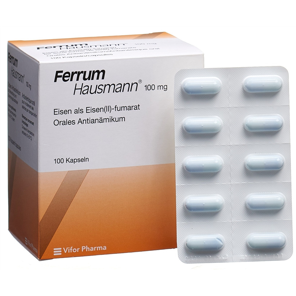 FERRUM Hausmann 100 mg<br>100 Stück, Blister, Hartkapsel, retardiert