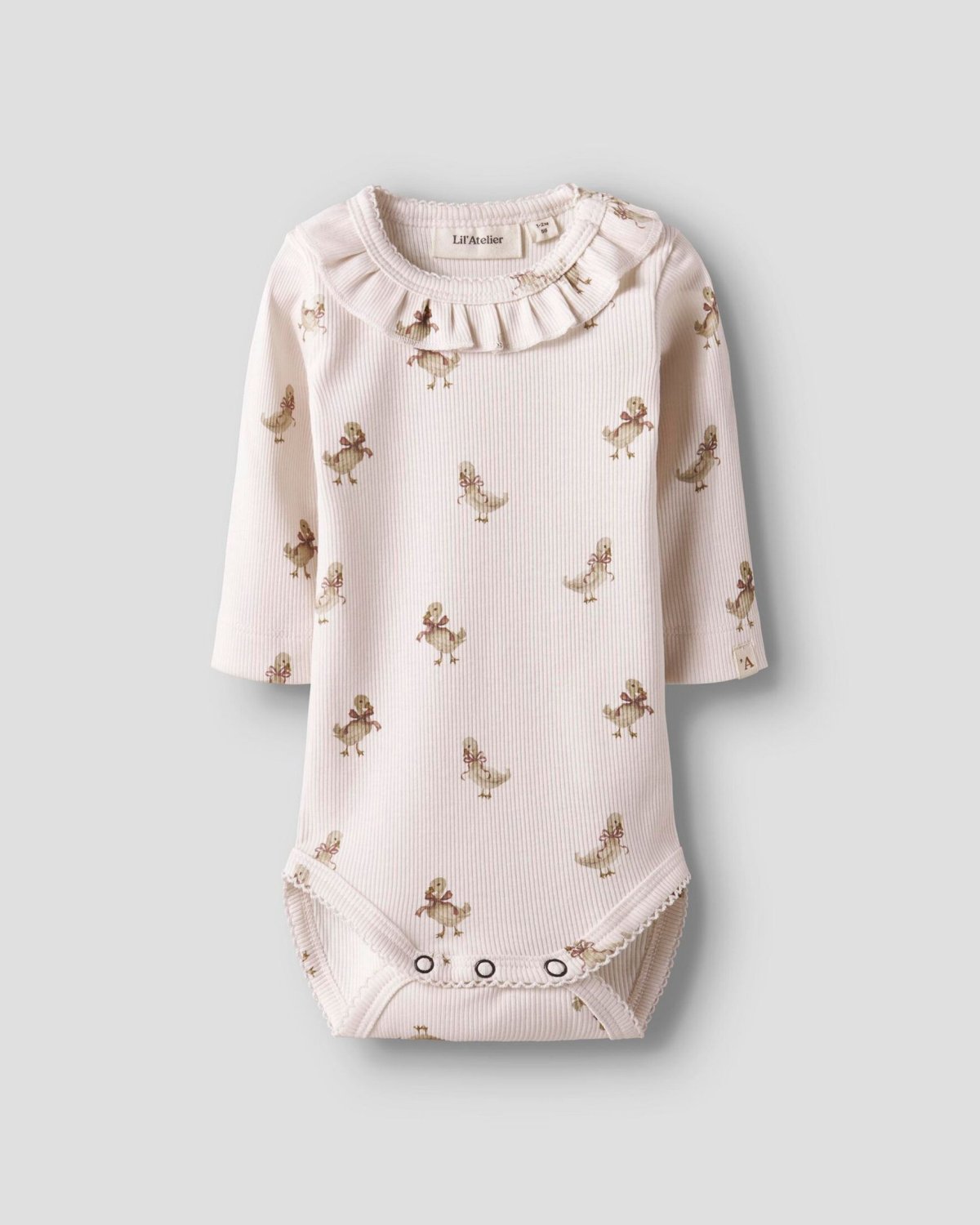 Body Langermet M/ Blondekrage – Øko Bomull | LAVO LOA LS SLIM BODY LIL
