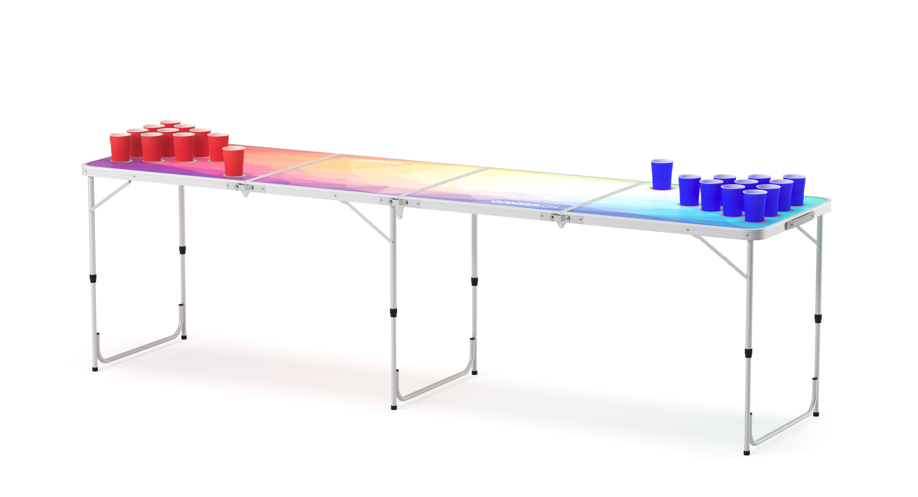 Beer-Pong Tisch COLOR 240 x 60 cm