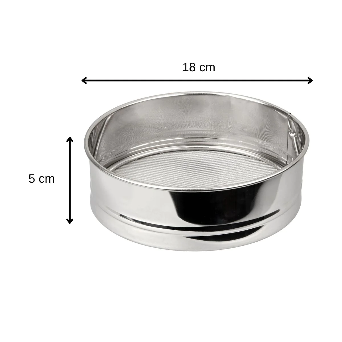 Tamis de cuisine inox extra fin 18 cm de diamètre Basic Fackelmann