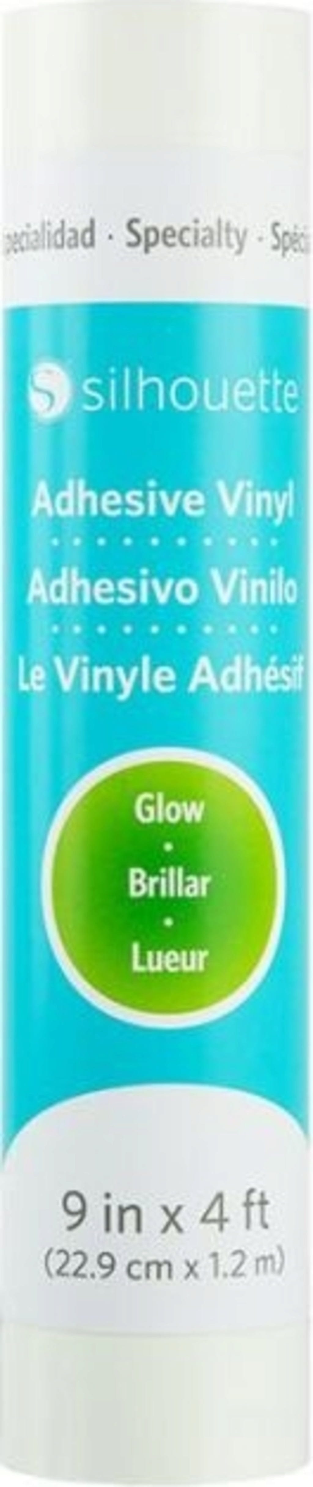 Silhouette  Matte Removable Vinyl - 22,9 cm x 1,2 m, Glow-in-the-Dark    Magische Leuchtkraft für kreative Designs im Dunkeln
