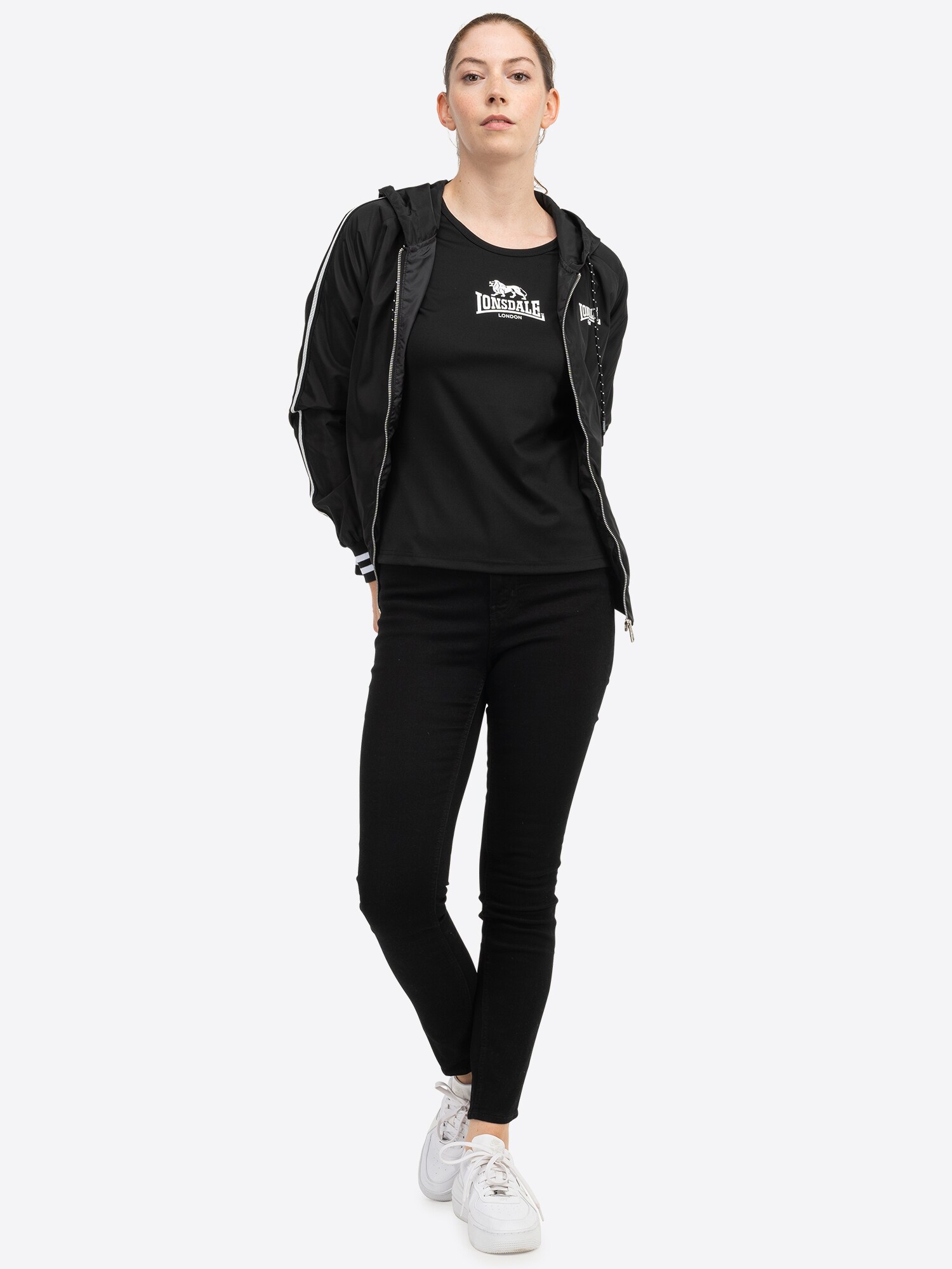 Lonsdale Frauen Windjacke mit Kapuze MERIDEN