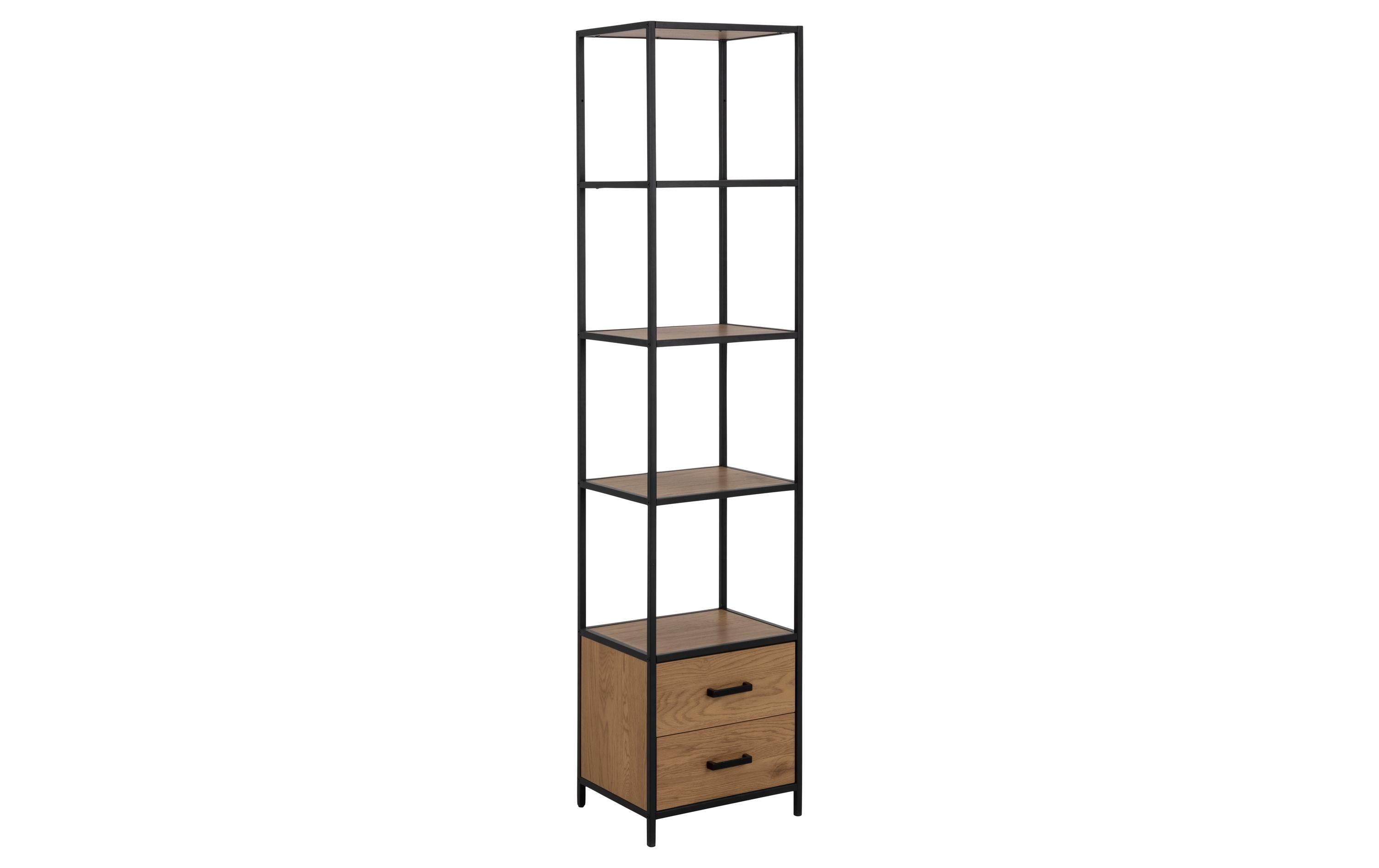 Regal Seaford 42 x 35 x 185 cm, Eiche<br>Bücherregal
