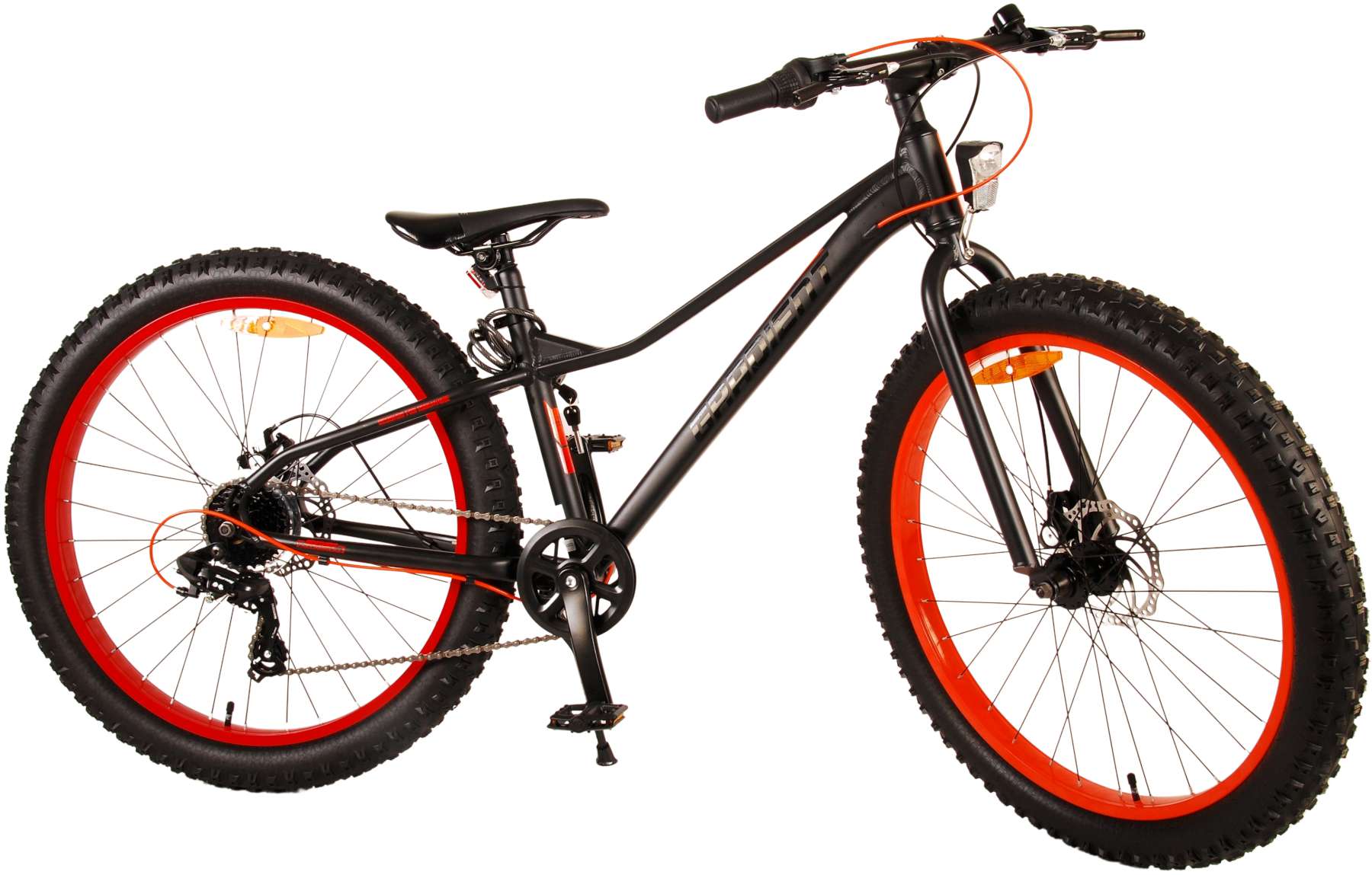 TPFSports Gradient Kinderfahrrad - Jungen - 26 Zoll - 7-Gang - Scheibenbremse - Schwarz