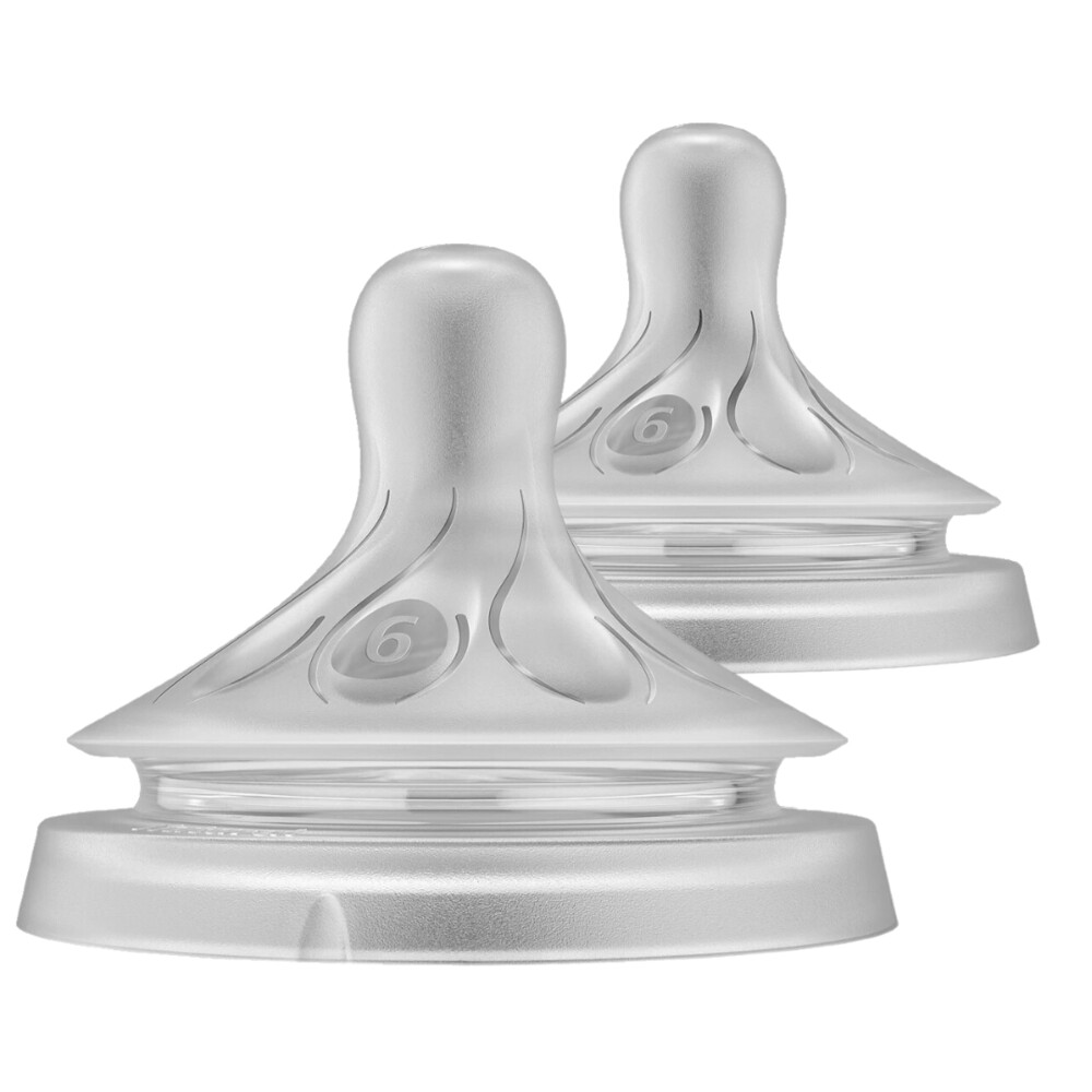 Philips Avent Flesspeen Natural Response Flow 6 Papspeen2 stuks