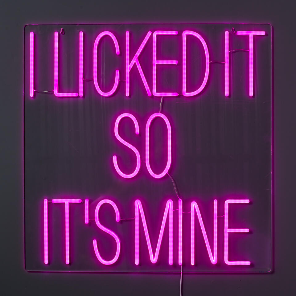 Wandlamp Neon Its Mine Roze