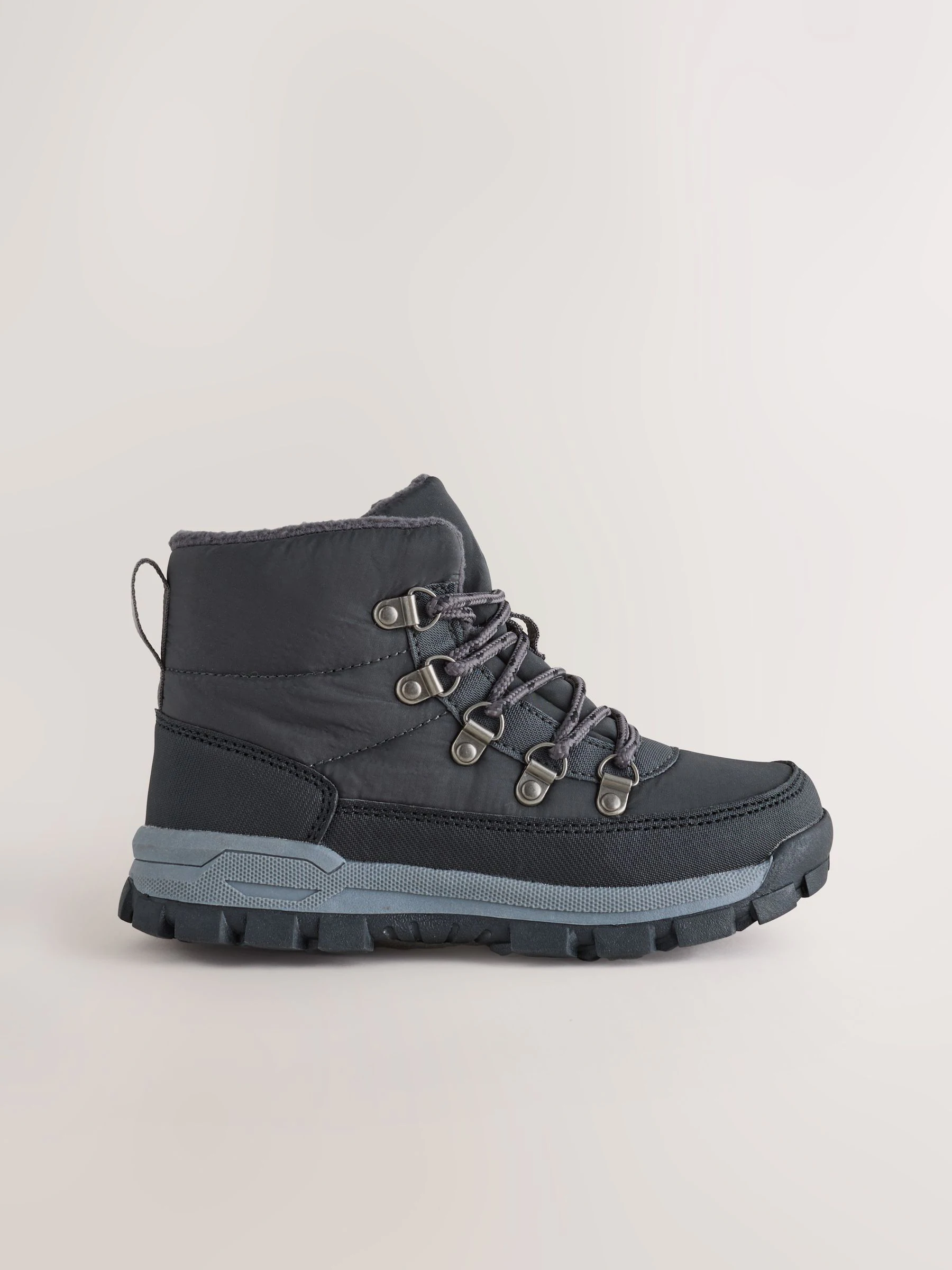 Grijs - Nylon Waterdichte Vetersluiting Boots
