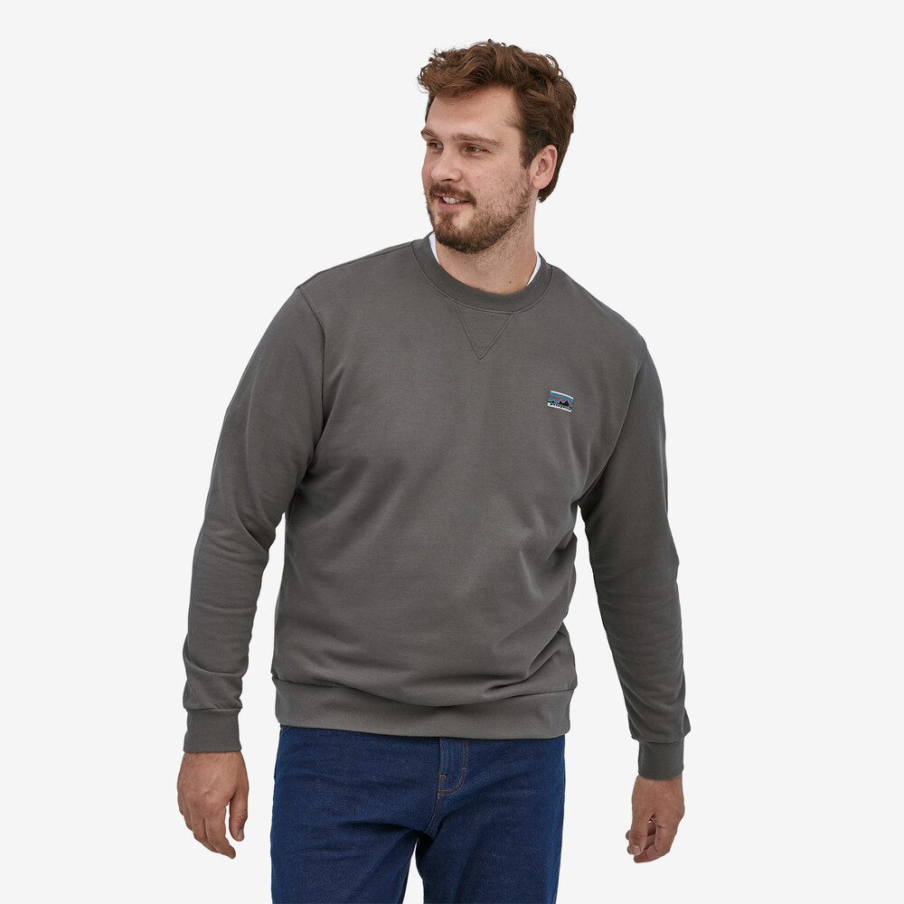 Herren-Sweatshirt aus regenerativer, biozertifizierter Baumwolle mit Rundhalsausschnitt