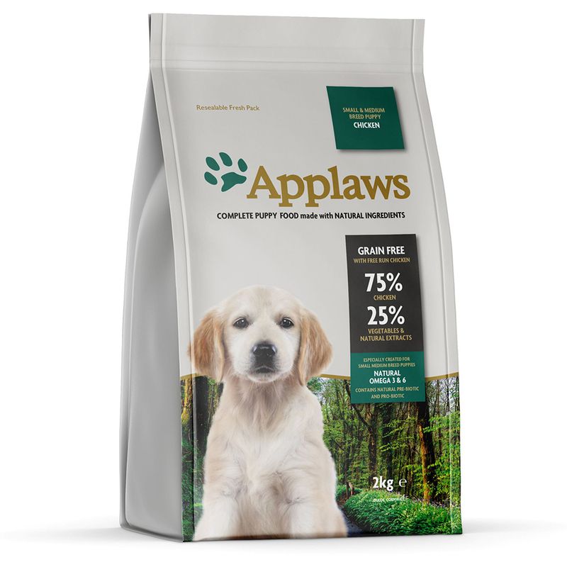 Applaws Puppy Small & Medium Breed, poulet