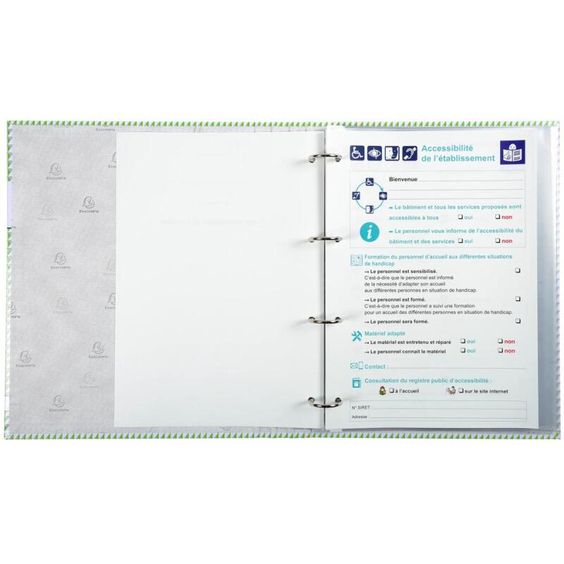 Registre public d'accessibilité ERP Exacompta 6624E 32 x 26,6 cm